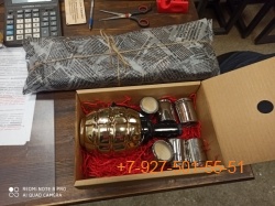 012 Упаковочная в бумага "Газета состаренная" с перевязкой веревкой