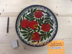 Л-7132П/003 32см. Гранат Риштанский Ляган плоский