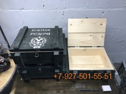 004 Ящик подарочный "Боевой резерв" зелёный